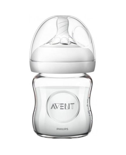 Бутылочка для кормления Avent Natural стеклянная 120 мл (SCF051/17) 